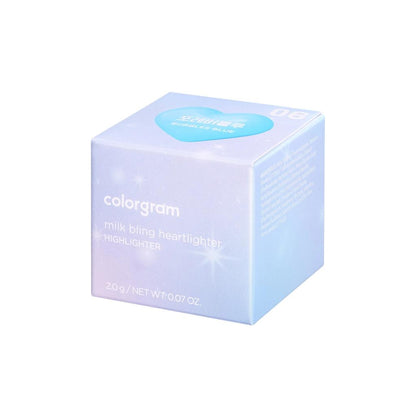 Colorgram Milk Bling Heartlighter 06 Bubbles Blue 2.2g by Beauty Care Bag