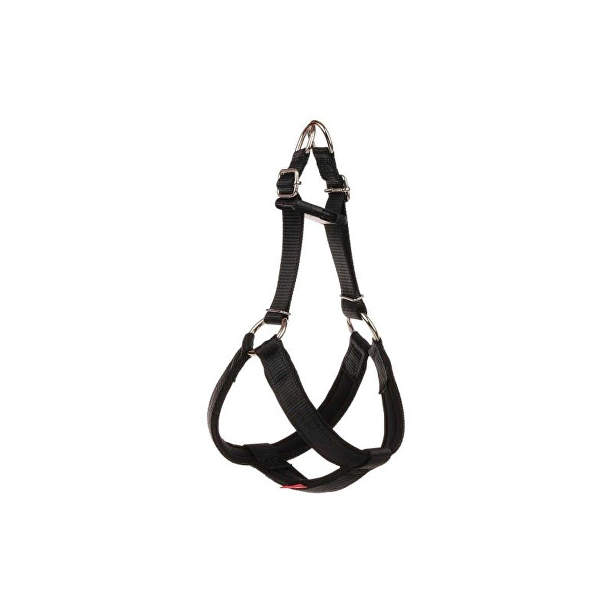 Doca Dokuma Soft Fabric Black Dog Chest Strap XS - Adjustable Pet Harness for Comfort by Beauty Care Bag
