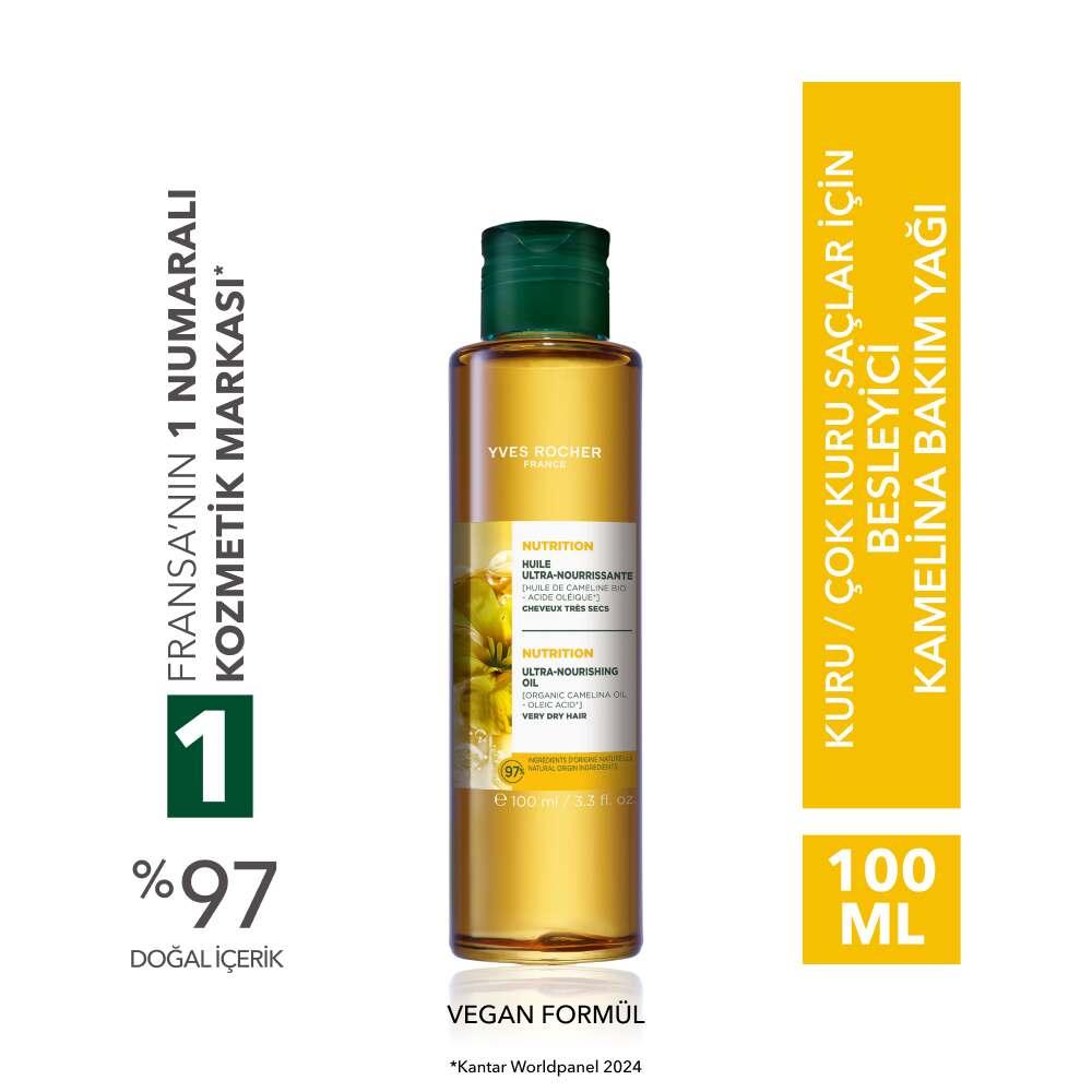 Nutrition Nourishing Camelina Hair Oil for Dry Hair 100ml by Beauty Care Bag