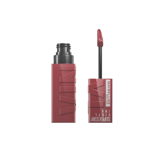 Maybelline New York Super Stay Vinyl Ink Long-Lasting Liquid Lipstick - Witty Shade, Shiny Finish, 40 Witty by Beauty Care Bag