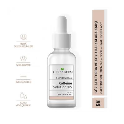Herbaderm Eye Serum - Anti-Aging Eye Care for Dark Circles & Puffiness Reduction, 30ml by Beauty Care Bag