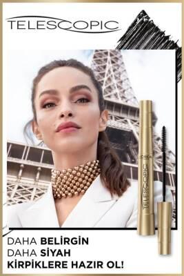 L'Oreal Paris Telescopic Waterproof Mascara - Black Lengthening Mascara for Long, Defined Lashes - Smudge-Proof, All-Day Wear by Beauty Care Bag
