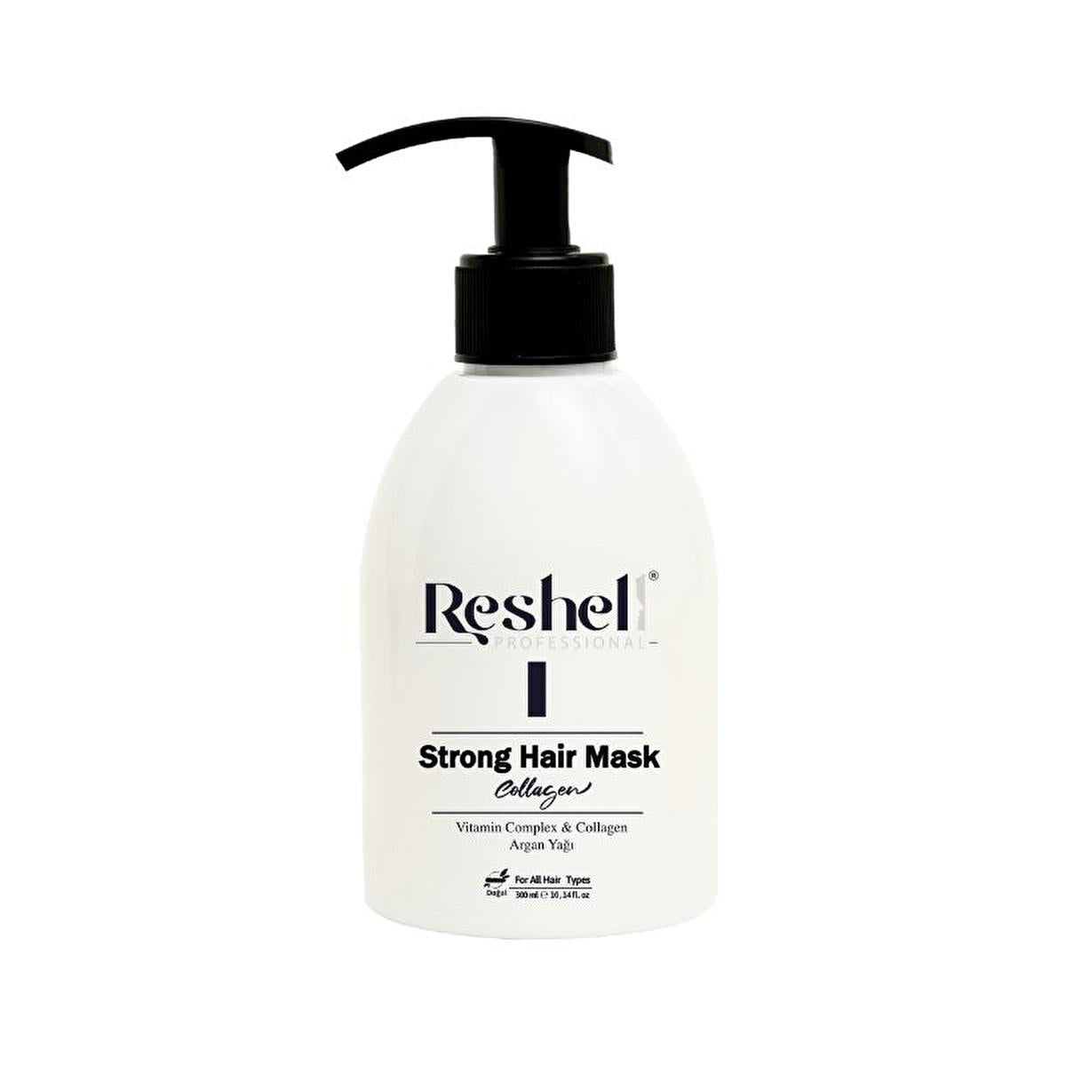 Reshell Collagen Hair Care Mask - Nourishing Argan Oil Treatment for Damaged Hair by Beauty Care Bag