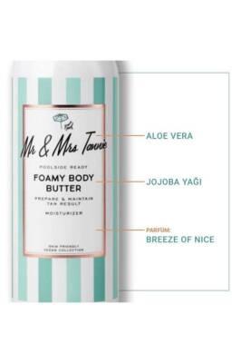 Mr-Mrs Tannie Foaming Body Oil - Hydrating Aloe Vera Moisturizer, Sunless Tan Extender - Vegan & Cruelty-Free, 200ml by Beauty Care Bag