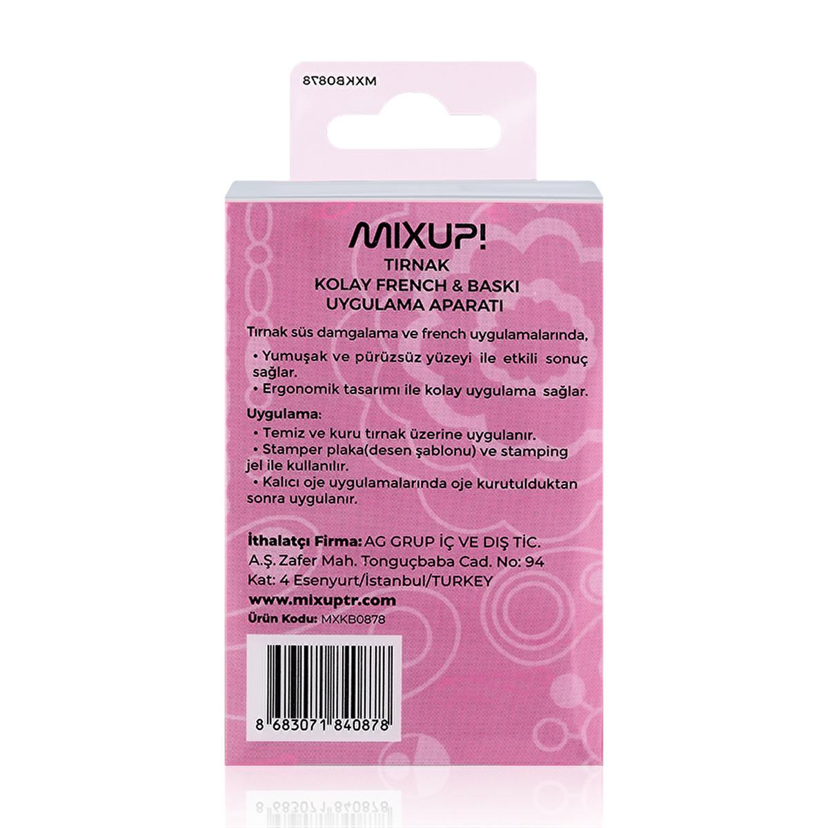 Mixup Nail Stamper - Professional Nail Art Tool for Precise French Manicure & DIY Nail Designs by Beauty Care Bag
