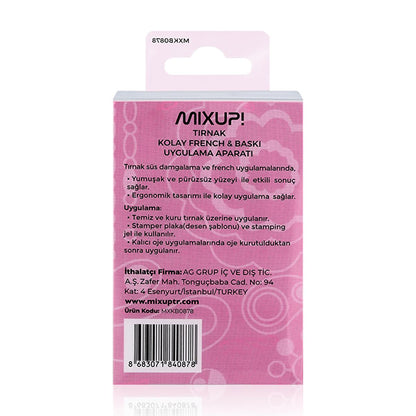 Mixup Nail Stamper - Professional Nail Art Tool for Precise French Manicure & DIY Nail Designs by Beauty Care Bag