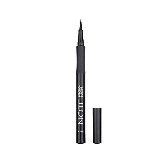 Note Liquid Eyeliner: Precision Black Felt Tip - Smudge Proof, Long Lasting, Intense Color for Sensitive Eyes by Beauty Care Bag