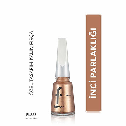 Flormar Pearly nail polish PL387 – view 3