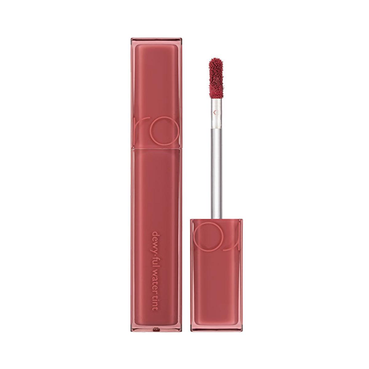 rom&nd Dewy Ful Water Tint: If Rose Hydrating Lip Gloss | Non-Sticky, Glossy Korean Lip Tint for Luminous, Vibrant Color by Beauty Care Bag