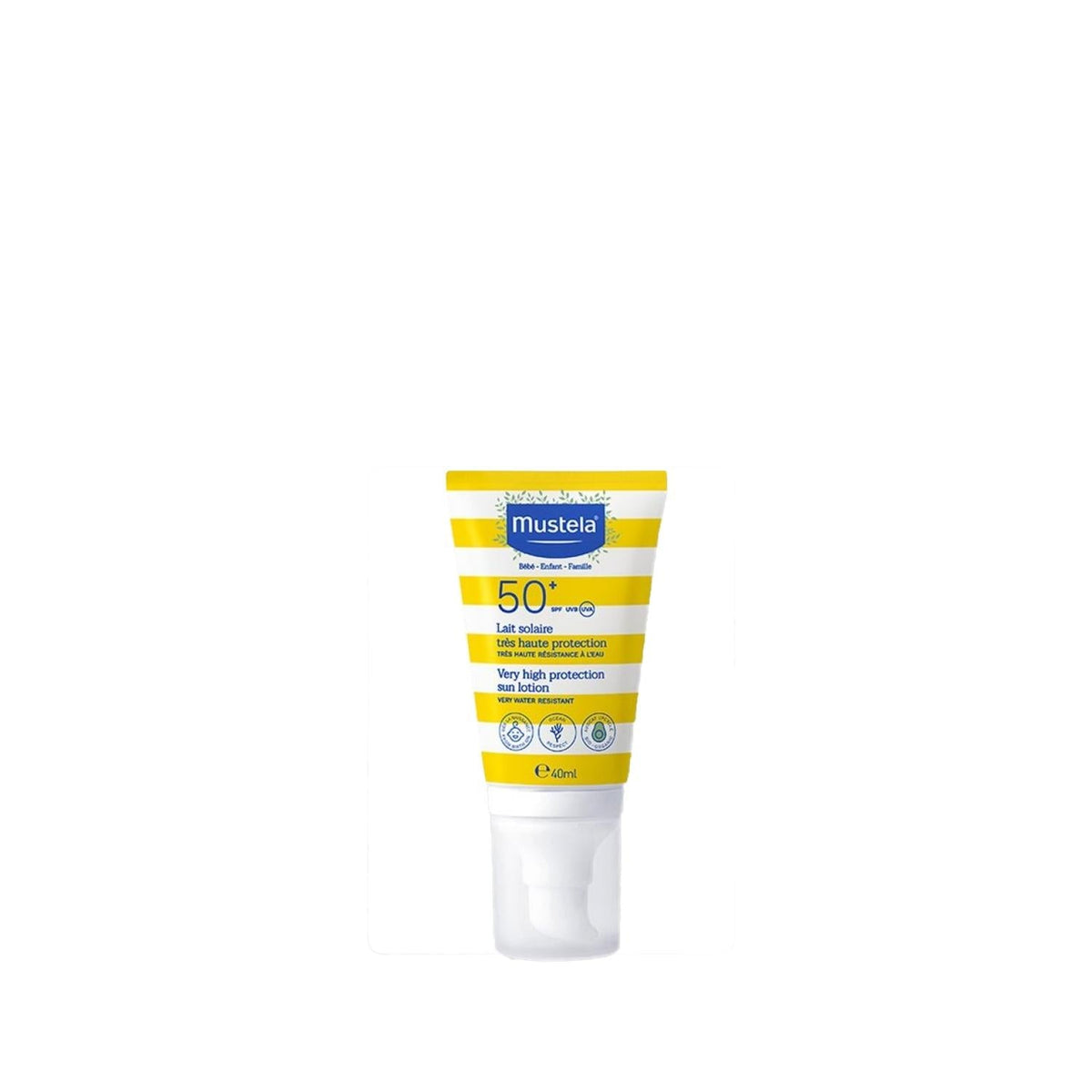 Mustela SPF 50+ High Protection Sunscreen Lotion for Sensitive Skin - 40ml by Beauty Care Bag