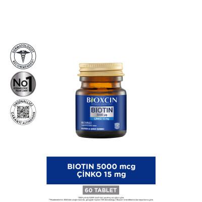 Bioxcin Biotin Supplement and Shampoo Set for Hair Loss Treatment and Hair Health Support by Beauty Care Bag