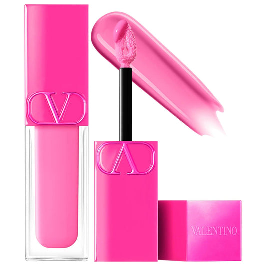 Valentino Puffer Complex Lip Plumper Gloss: Fuller, Hydrated, & Smooth Lips with High Shine - For Sensitive Lips Too. by Beauty Care Bag