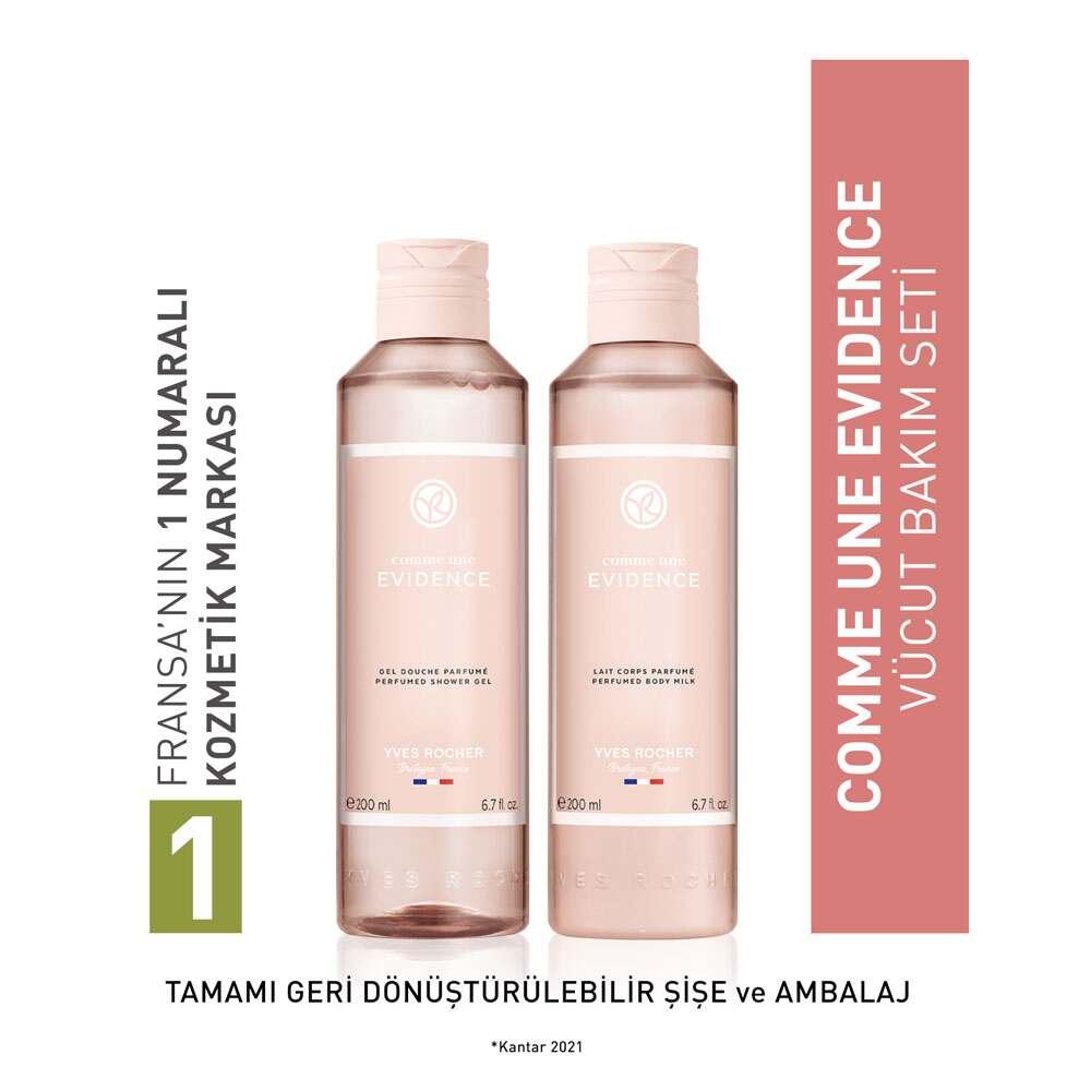 Comme Une Evidence body care set with shower gel and body lotion