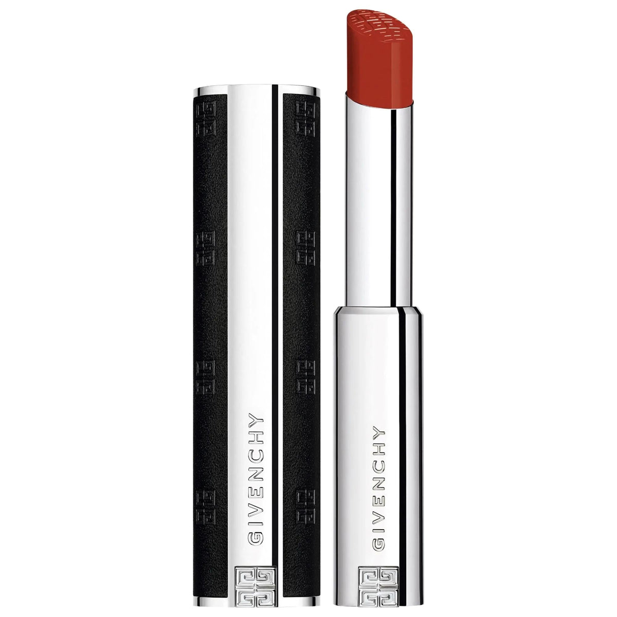 Givenchy Le Rouge Interdit: Hydrating Satin Lipstick - 24H Moisture, Long-Lasting Vegan Color, Plumping Hyaluronic Acid Formula by Beauty Care Bag