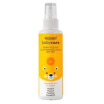 Dermoskin BabyCare SPF 50+ water-resistant baby sun lotion