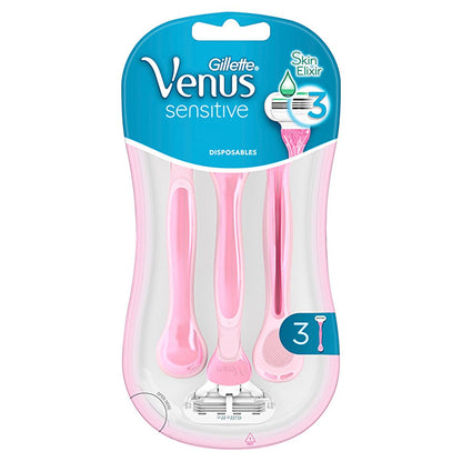 Gillette Venus Sensitive: Women's Razor for Smooth, Irritation-Free Shaving - Designed for Best Razor for Sensitive Skin by Beauty Care Bag