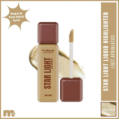 Maruderm Make Up Star Light Liquid Highlighter Pale Gold 30ml by Beauty Care Bag