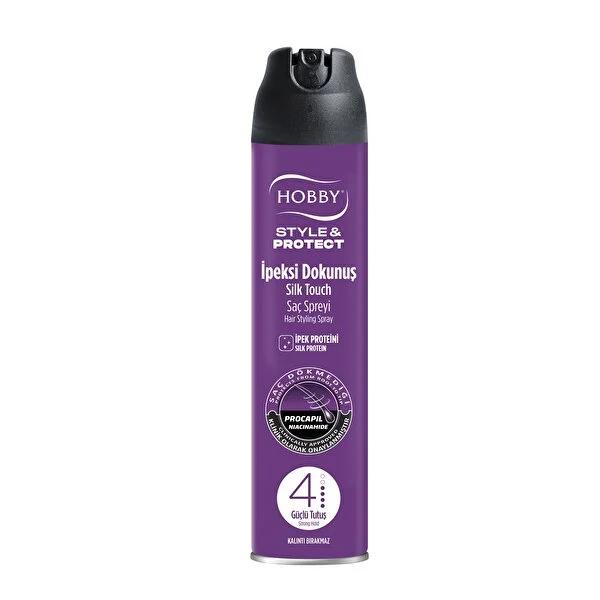 Hobby Extra Strong Hold Hair Spray 250ml - Residue-Free, Humidity-Resistant Styling by Beauty Care Bag