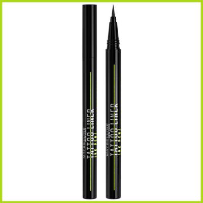 Maybelline New York Matte Black Tattoo Liner Ink Pen - Waterproof & Long Lasting Eyeliner for Precise Application by Beauty Care Bag