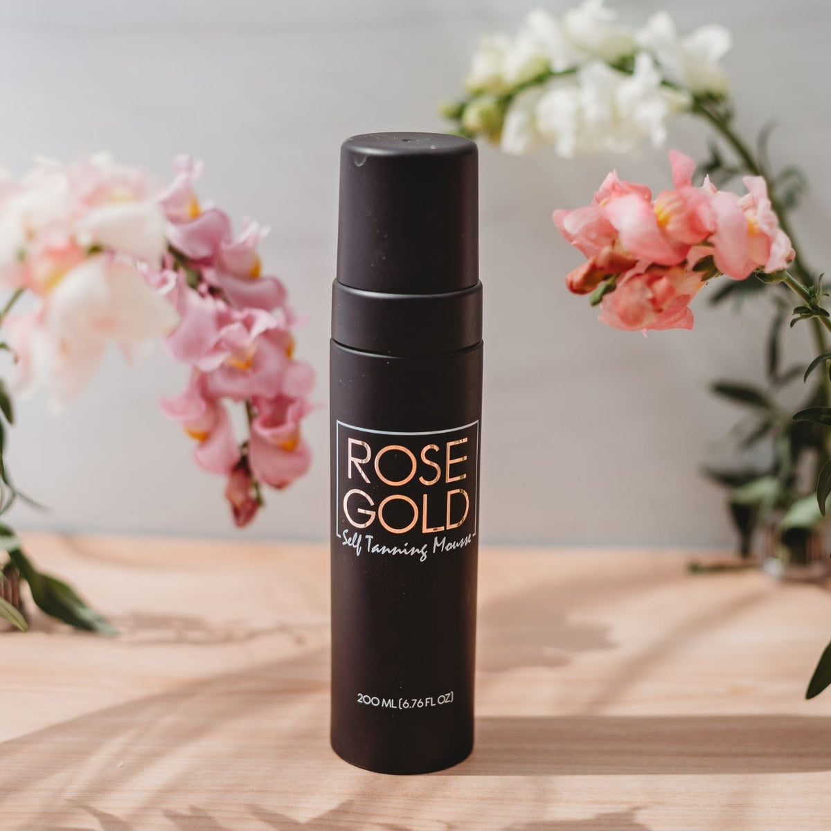 Rose Gold Sunless Rapid Rinse Self Tanning Mousse, Dark