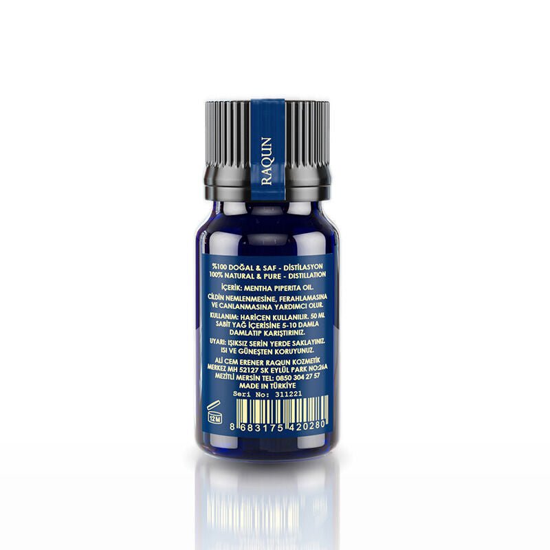 Raqun Peppermint Essential Oil for Aromatherapy 10 mlBody CareTorqelo.com