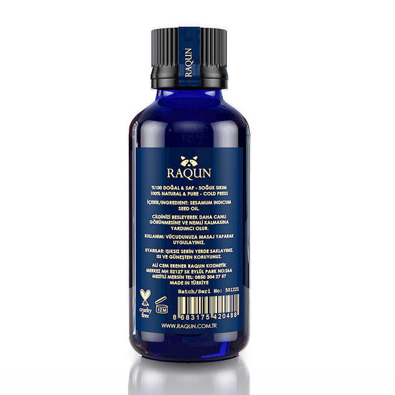 Raqun Sesame Seed Oil Pure Moisturizing Body & Hair Oil 50 mlBody CareTorqelo.com