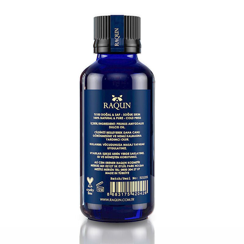 Raqun Sweet Almond Oil Nourishing Body & Hair Care 50 mlBody CareTorqelo.com
