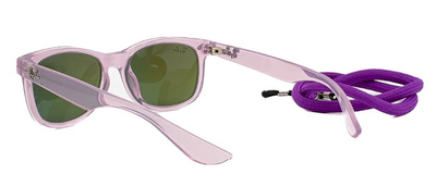 Ray-Ban 9052S 7147/B1 Lilac Transparent Sunglasses 47mm by Beauty Care Bag