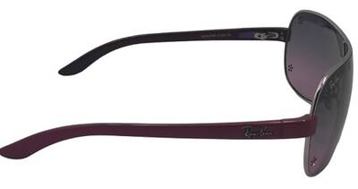 Ray-Ban 9512SB 212/90 Grey Metal Sunglasses with Gradient Lenses by Beauty Care Bag