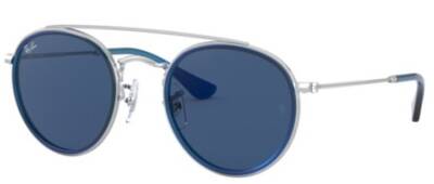 Ray-Ban 9647S 212/80 Grey Metal Round Sunglasses 46mm by Beauty Care Bag