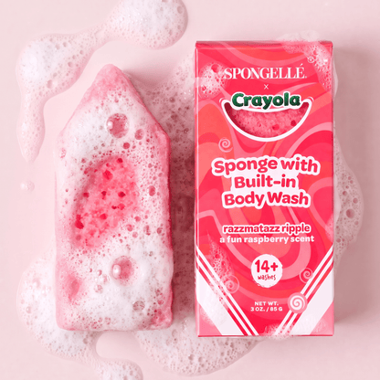 Razzmatazz Ripple Body Buffer | CrayolaBody Wash Infused BufferTorqelo.com
