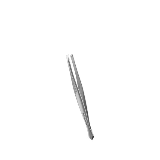 STALEKS Classic 10 Eyebrow Tweezers - Wide Flat Edge for Precision Grooming by Beauty Care Bag