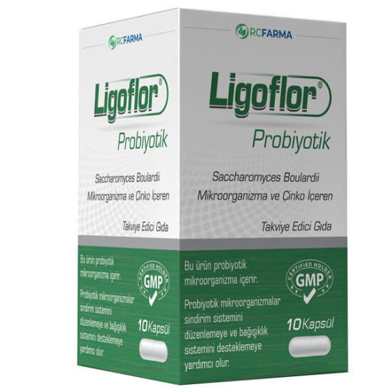 Rcfarma Ligoflor Probiotic Support with Zinc 10 CapsulesSupplementsTorqelo.com