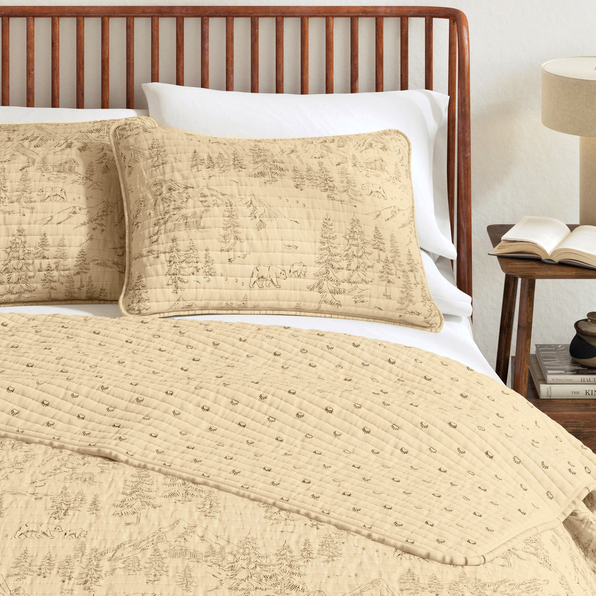Lodge Printed Quilt - Moonlight Ridge by Great Bay Home