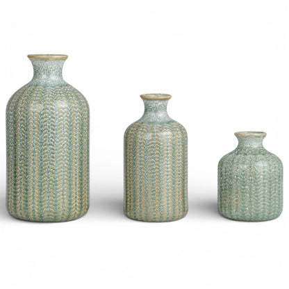 Reactive Glaze Ceramic Bud Vase by Rust & Cinder