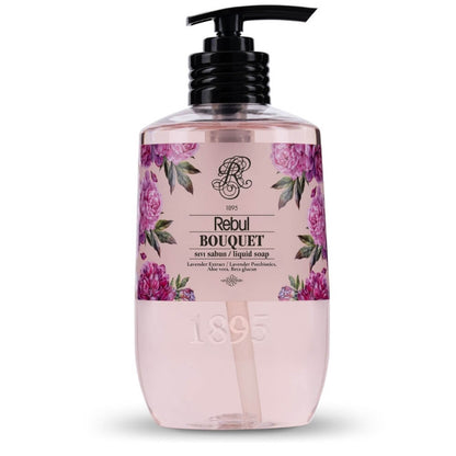 Rebul Bouquet Liquid Hand Soap with Floral Scent 500 ml by Beauty Care Bag