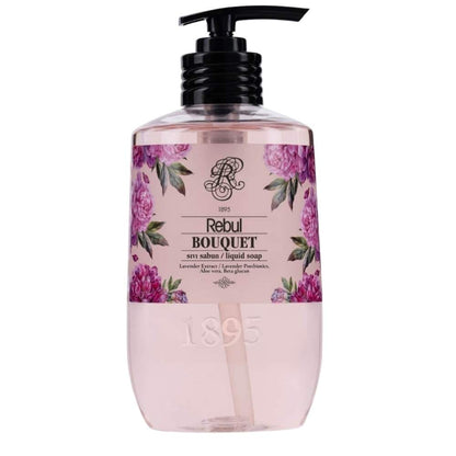 Rebul Bouquet Liquid Hand Soap with Floral Scent 500 ml by Beauty Care Bag