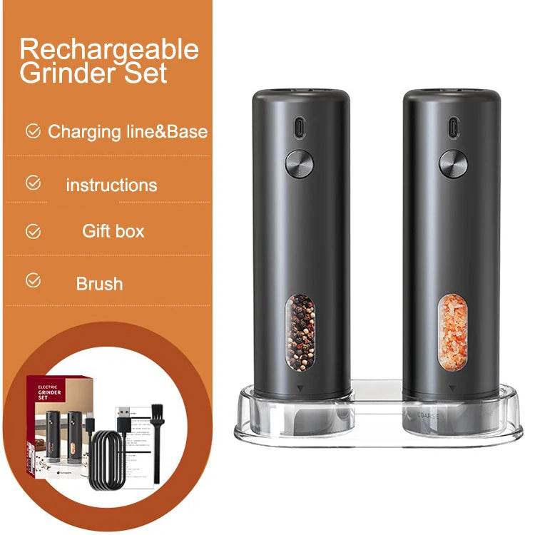 Rechargeable Electric Pepper GrinderSpice GrindersTorqelo.com