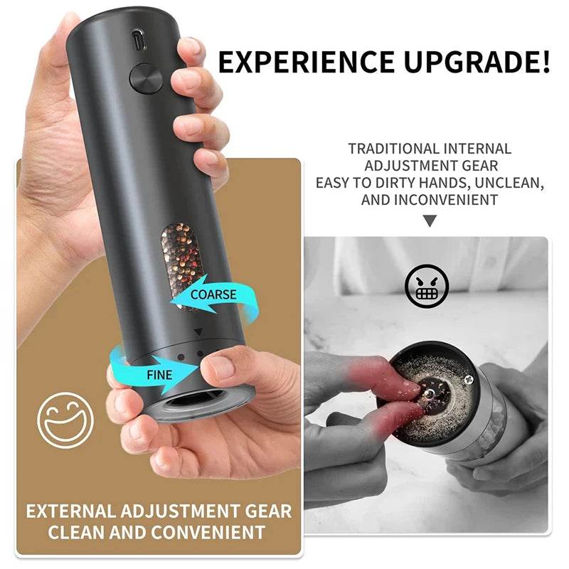 Rechargeable Electric Pepper GrinderSpice GrindersTorqelo.com