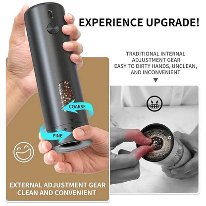 Rechargeable Electric Pepper GrinderSpice GrindersTorqelo.com
