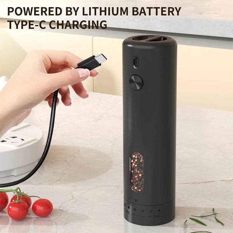 Rechargeable Electric Pepper GrinderSpice GrindersTorqelo.com