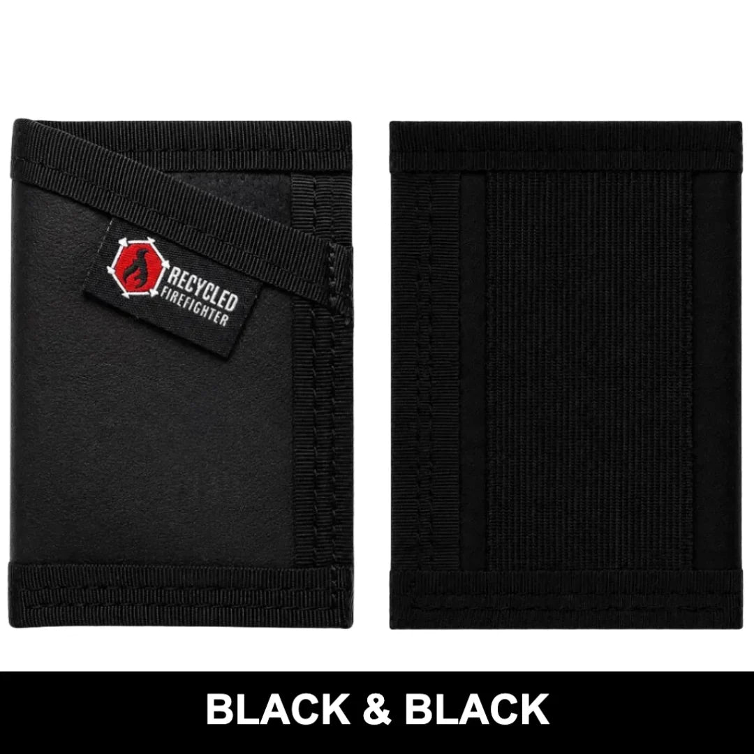 Sergeant Wallet - Combat Boot Leather Edition by Recycled Firefighter