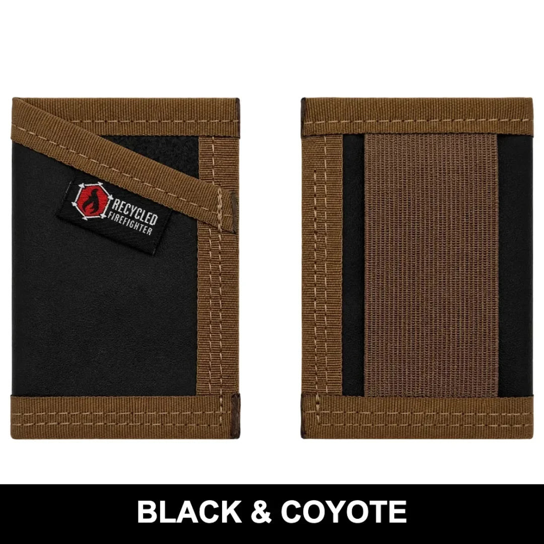 Sergeant Wallet - Combat Boot Leather Edition by Recycled Firefighter