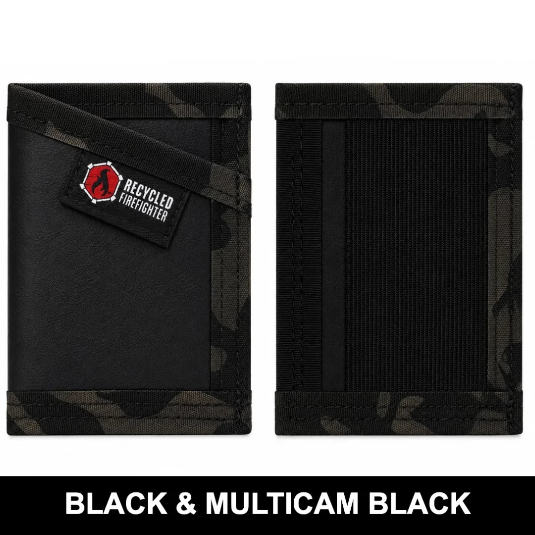 Sergeant Wallet - Combat Boot Leather Edition by Recycled Firefighter