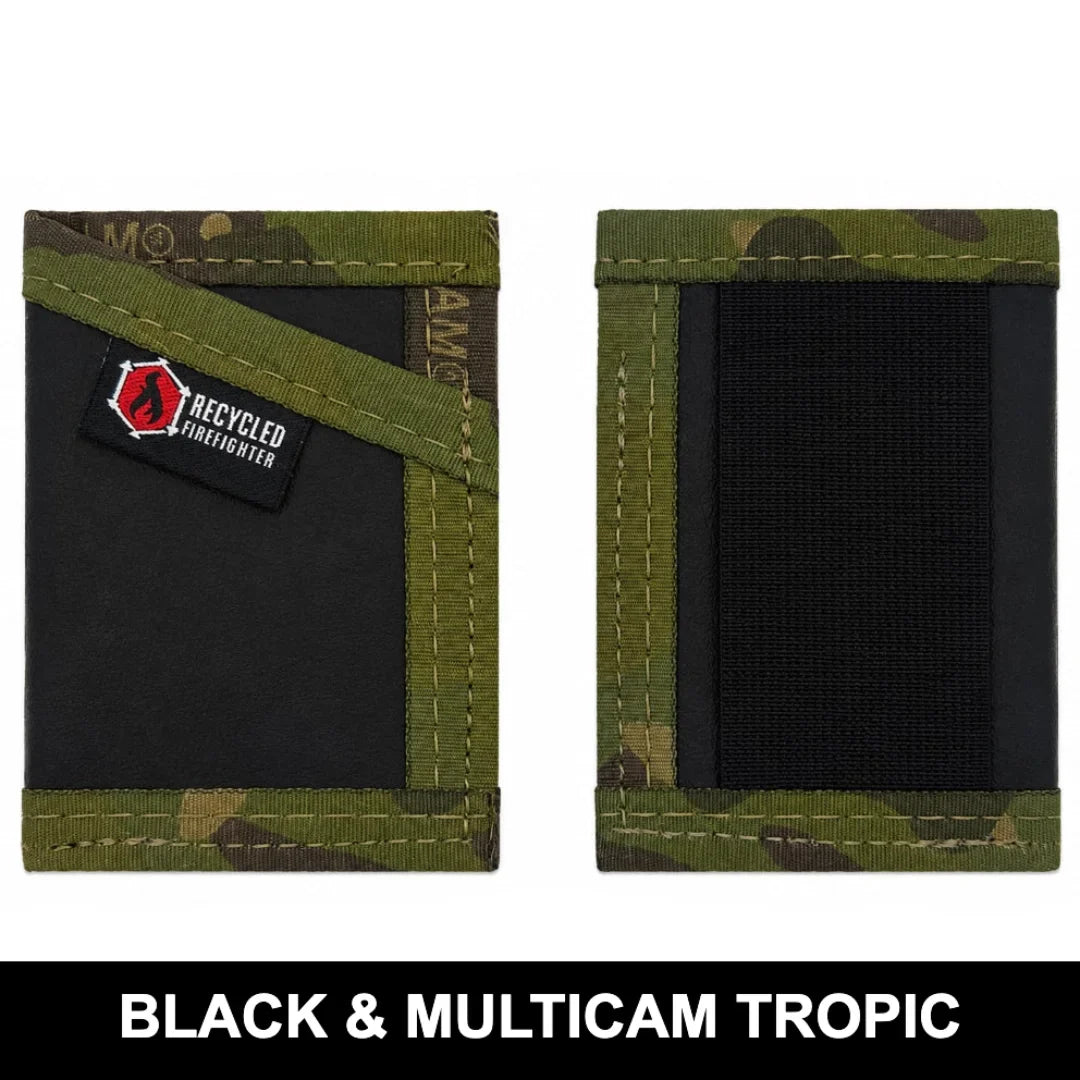 Sergeant Wallet - Combat Boot Leather Edition by Recycled Firefighter