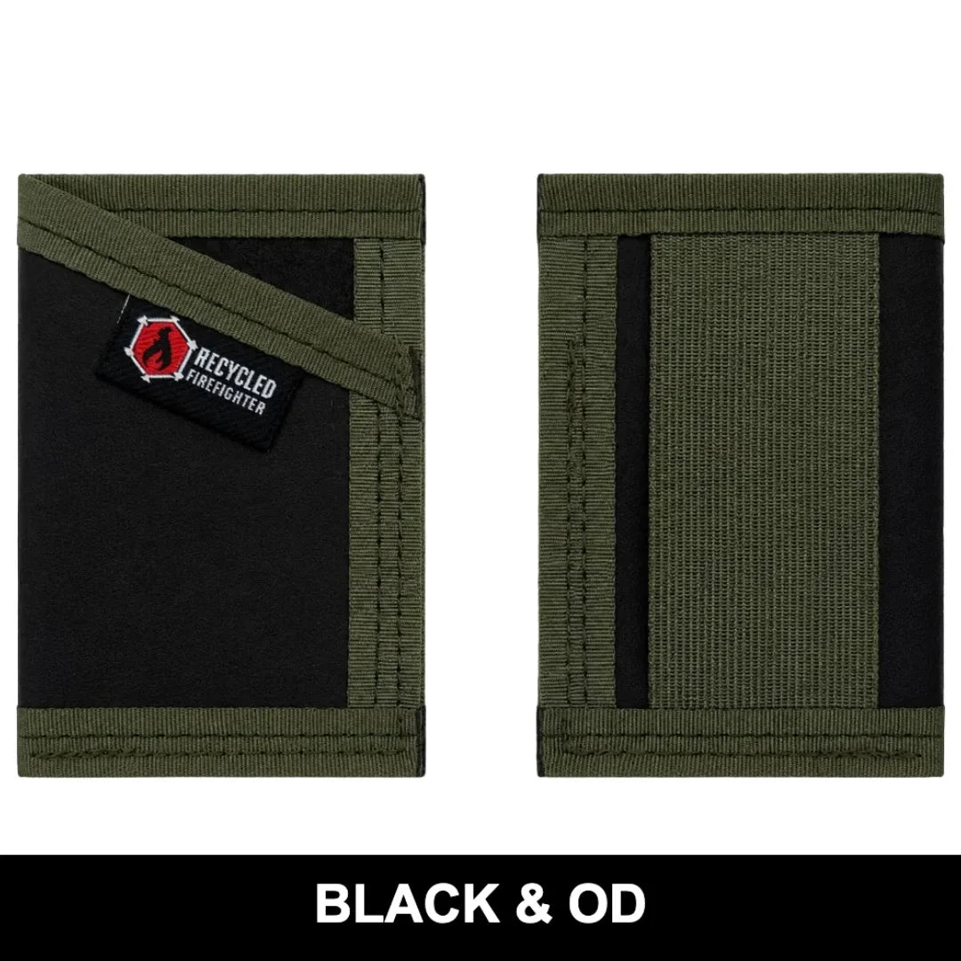 Sergeant Wallet - Combat Boot Leather Edition by Recycled Firefighter