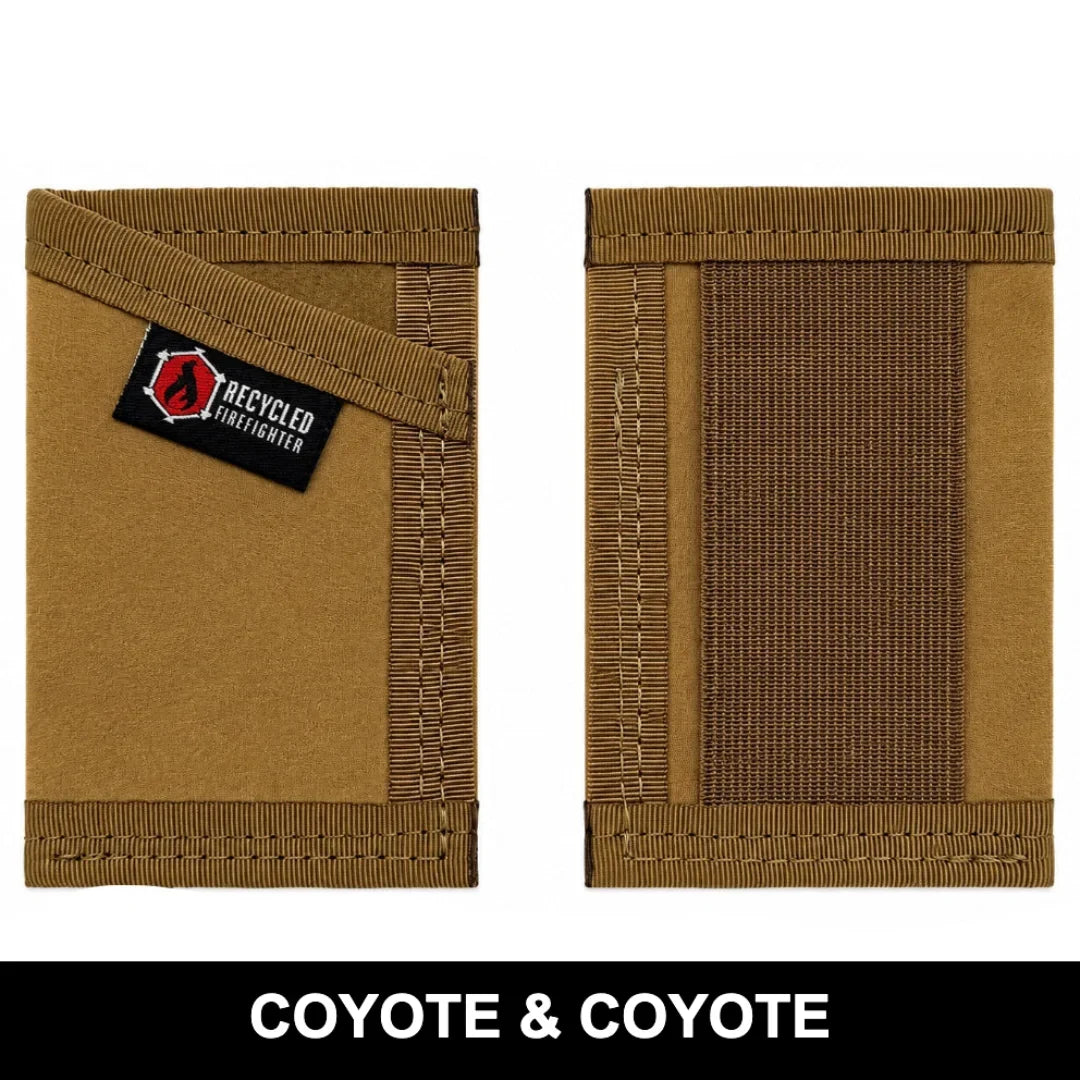Sergeant Wallet - Combat Boot Leather Edition by Recycled Firefighter