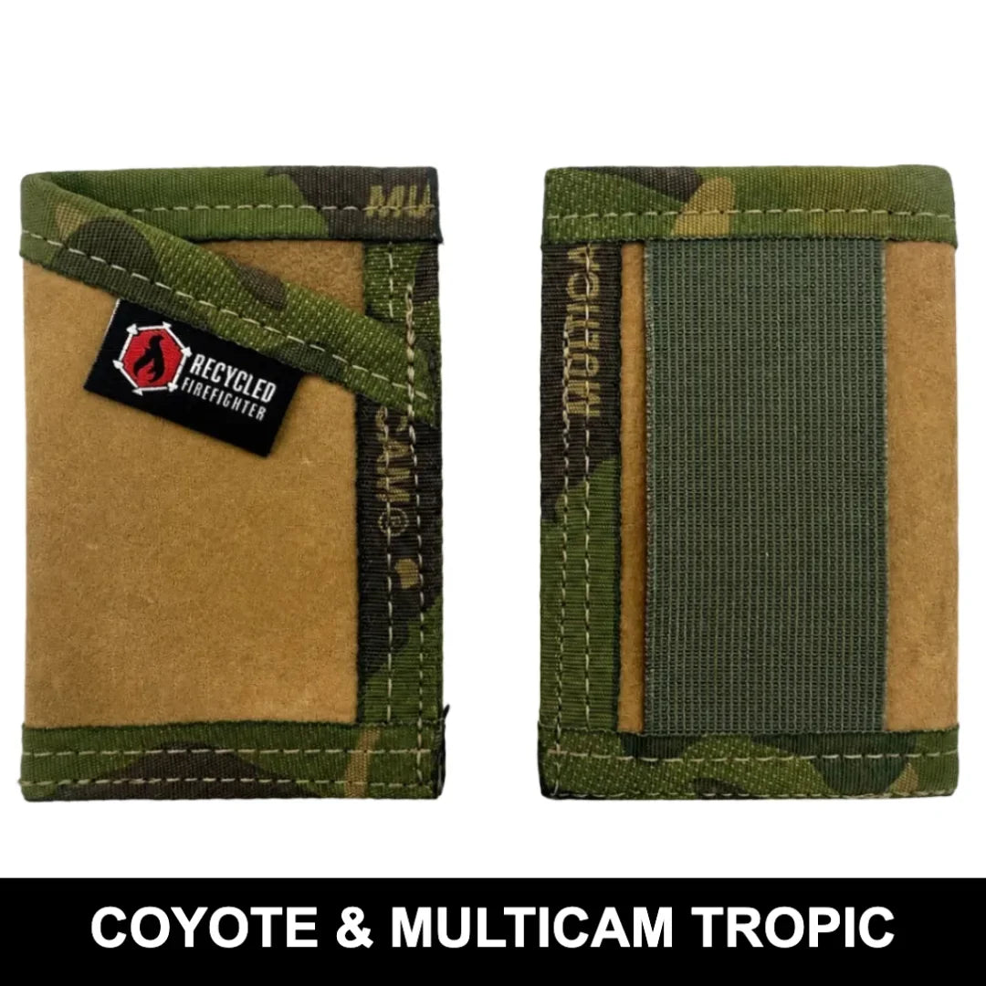 Sergeant Wallet - Combat Boot Leather Edition by Recycled Firefighter