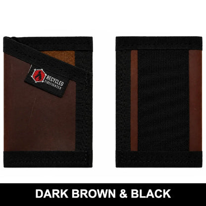 Sergeant Wallet - Combat Boot Leather Edition by Recycled Firefighter