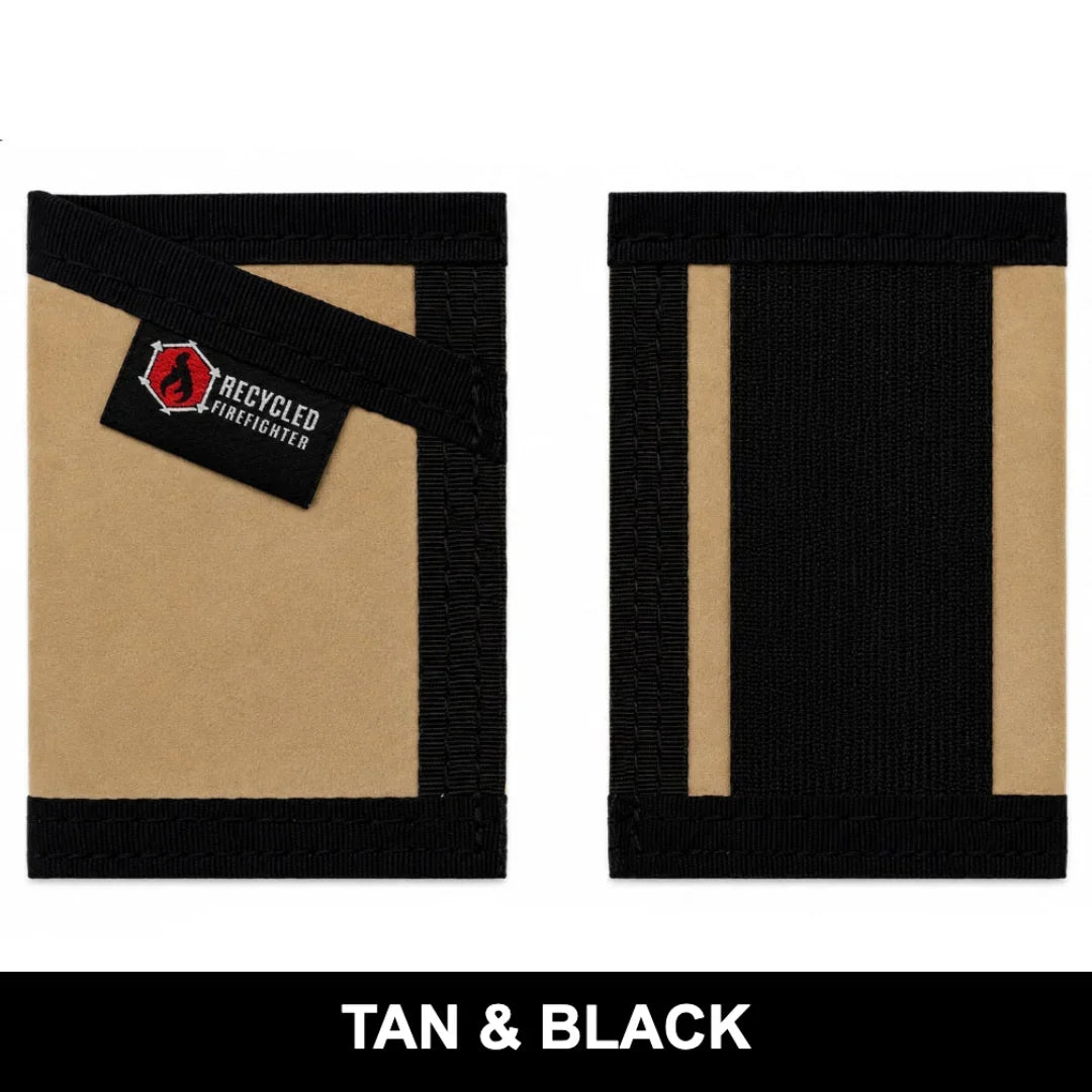 Sergeant Wallet - Combat Boot Leather Edition by Recycled Firefighter